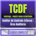 TCDF (Auditor de Controle Externo - Área Auditoria) Pacotaço - Pacote Teórico + Pacote Passo Estratégico - Rateio de Cu