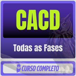 Todas as Fases Admissão à Carreira de Diplomata (CACD) Pacote para Todas as Fases - Rateio de Curso | Rateio Concursos | Melhor Site d