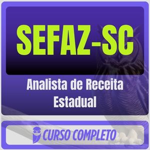 SEFAZ-SC (Analista de Receita Estadual) Pacote - Rateio de Curso | Rateio Concursos | Melhor Site de Rateio de Cursos