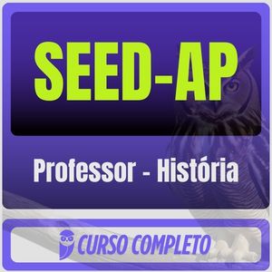 SEED-AP (Professor - História) Pacote - Rateio de Curso | Rateio Concursos | Melhor Site de Rateio de Cursos