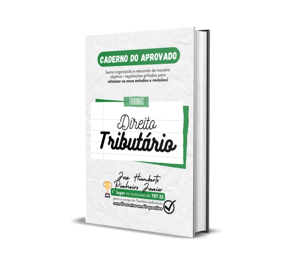 Rateio caderno do aprovado - Direito Tributário Direito Tributário - Caderno do Aprovado - Rateio de Curso | Rateio Concursos | Melhor Site de Rateio de Cursos