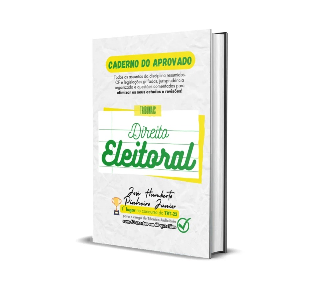 Rateio caderno do aprovado - Direito eleitoral Direito Eleitoral - Caderno do Aprovado - Rateio de Curso | Rateio Concursos | Melhor Site de Rateio de Cursos