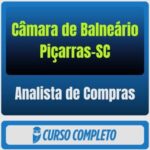 Câmara de Balneário Piçarras-SC (Analista de Compras) Pós-Edital - 2026 - Rateio de Curso | Rateio Concursos | Melhor S