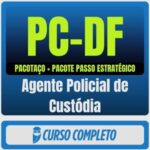 PC-DF (Agente Policial de Custódia) Pacotaço - Pacote Teórico+ Pacote Passo Estratégico - Rateio de Curso | Rateio Conc