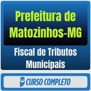Prefeitura de Matozinhos-MG (Fiscal de Tributos Municipais) Pós-Edital - 2026 - Rateio de Curso | Rateio Concursos | Me