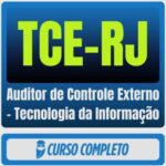 TCE-RJ (Auditor de Controle Externo - Tecnologia da Informação) Pacote - Rateio de Curso | Rateio Concursos | Melhor Si