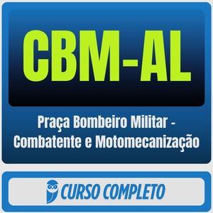 CBM-AL (Praça Bombeiro Militar - Combatente e Motomecanização) Pós-Edital - 2026 - Rateio de Curso | Rateio Concursos |