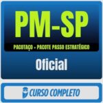 PM-SP (Oficial) Pacotaço - Pacote Teórico + Passo Estratégico - 2026 (Pós-Edital) - Rateio de Curso | Rateio Concursos