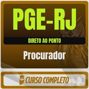 PGE-RJ (Procurador do Estado) Direto ao Ponto - 2026 (Pós-Edital) - Rateio de Curso | Rateio Concursos | Melhor Site de