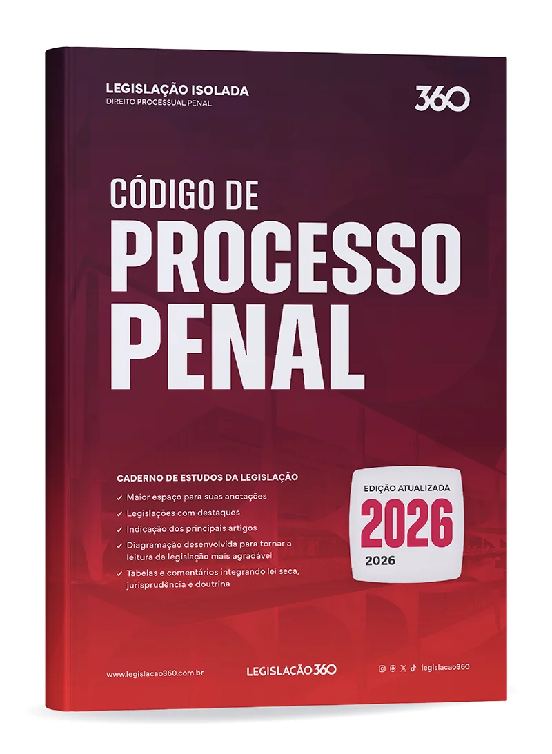 Rateio Legislacao 360 - Código de Processo Penal – CPP Legislação 360 - Código de Processo Penal – CPP (2026.2) - Rateio de Curso | Rateio Concursos | Melhor Site de Rateio d