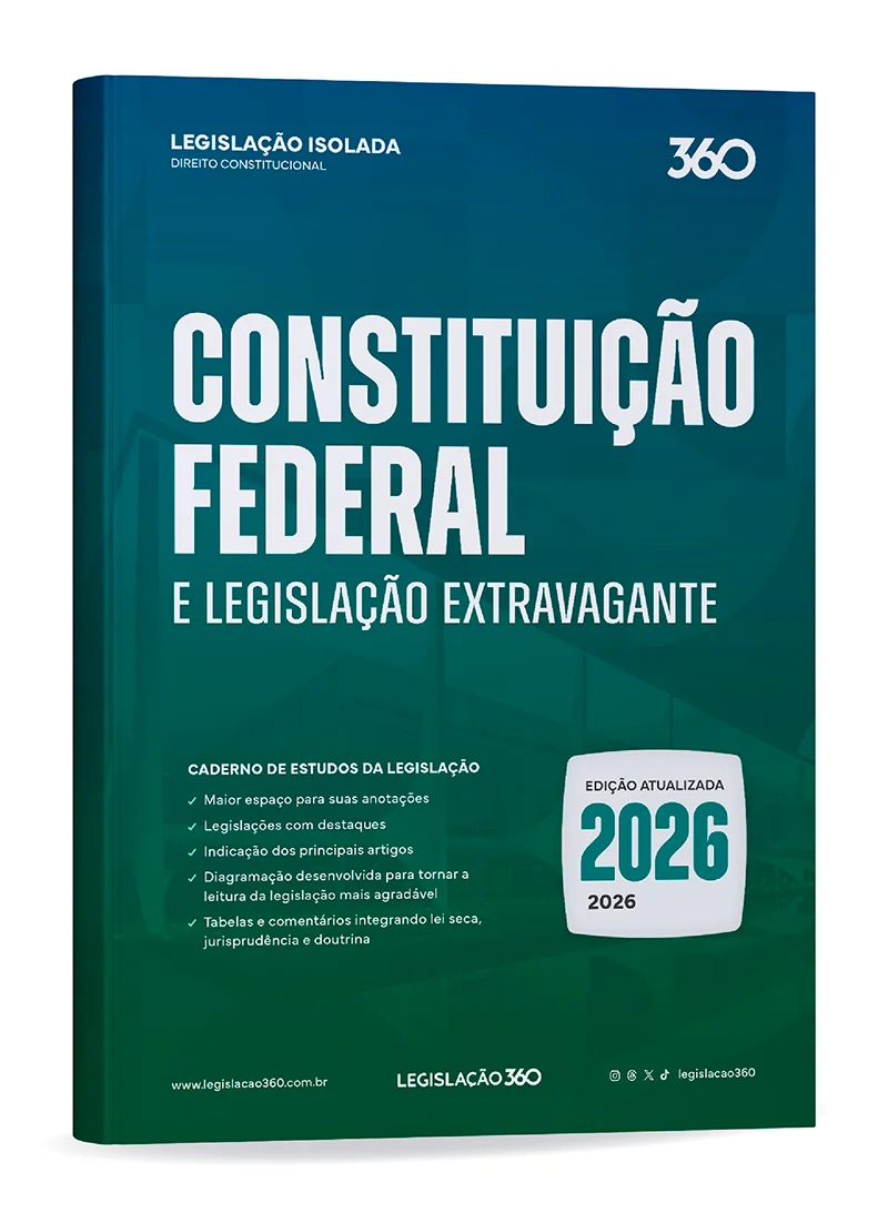 Rateio Legislacao 360 - Constituição Federal e legislação extravagante Legislação 360 - Constituição Federal e legislação extravagante (2026.2) - Rateio de Curso | Rateio Concursos | Melhor