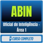 rateio curso Estratégia ABIN (Oficial de Inteligência – Área 1) Pacote