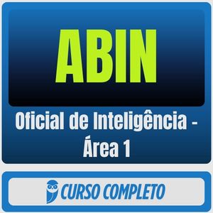 ABIN (Oficial de Inteligência - Área 1) Pacote Completo - Rateio de Curso | Rateio Concursos | Melhor Site de Rateio de