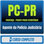 PC-PR (Agente de Polícia Judiciária) Pacotaço - Pacote Teórico + Pacote Passo Estratégico - 2026 (Pós-Edital) - Rateio