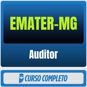 EMATER-MG (Auditor) Pacote - Rateio de Curso | Rateio Concursos | Melhor Site de Rateio de Cursos