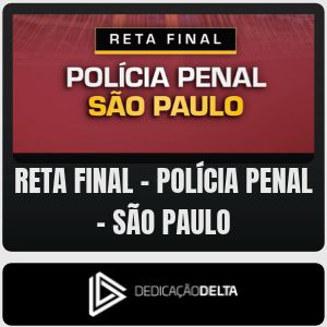 RATEIO DD RETA FINAL POLÍCIA PENAL SÃO PAULO SAP-SP - Reta Final (Policial Penal) Dedicação Delta - Pós-Edital - 2026 - Rateio de Curso | Rateio Concursos | Melhor