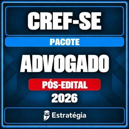 Rateio CREF-SE (Advogado) Pacote - 2026 (Pós-Edital)
