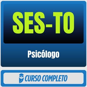 SES-TO (Psicólogo) Pacote Completo - 2026 (Pós-Edital) - Rateio de Curso | Rateio Concursos | Melhor Site de Rateio de