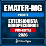 Rateio EMATER-MG (Extensionista Agropecuário I) Pacote - 2026 (Pós-Edital)