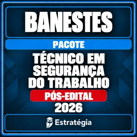 Pacote para Banestes (Técnico em Segurança do Trabalho) - 2026 (Pós-Edital) Lote Especial - Rateio de Curso | Rateio Co