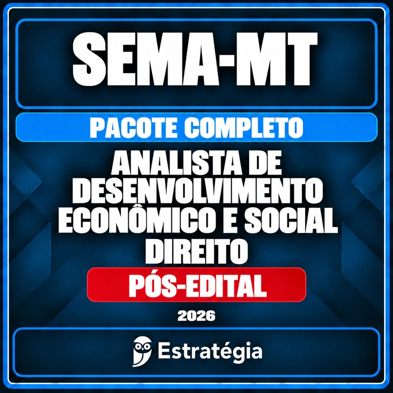 rateio-pacote-completo-para-sema-mt-analista-de-desenvolvimento-economico-e-social-direito-2026-pos-edital-rcpc