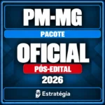 Pacote para PM-MG (Oficial) 2026 (Pós-Edital) - Rateio de Curso | Rateio Concursos | Melhor Site de Rateio de Cursos