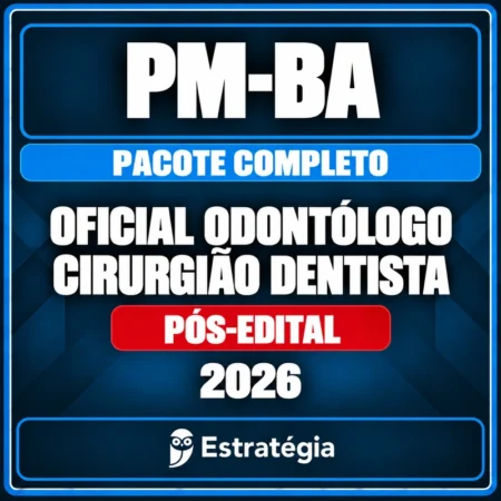 PM-BA Cirurgião Dentista – Pacote Completo Estratégia 2026 – RCPC